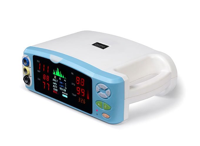 medical ECONET M10 vital signs monitor measurement of SpO2 and pulse rate